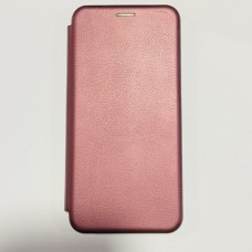 Чехол-книжка Fashion для Xiaomi Redmi Note 10 Бордовый