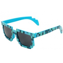 Окуляри Minecraft 8 bit для дорослих Блакитний