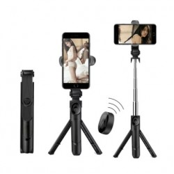 Селфи монопод + штатив+ bluetooth Черный Селфи монопод + штатив+ bluetooth Черный