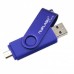 OTG USB Flash накопитель 32 GB Nuiflash Синий