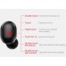 Bluetooth TWS навушники Haylou GT1 Plus Чорний