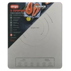 Индукционная плита Ergo IPH-1601 1800W Серый Индукционная плита Ergo IPH-1601 1800W Серый