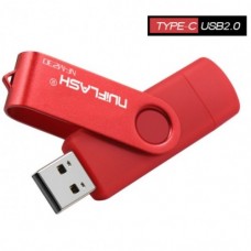 OTG USB 2.0 Flash накопитель 32 GB Type-C Красный