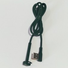 Кабель Gerlax GD-23 2,4A micro USB вугловий Хакі