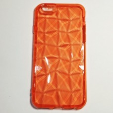 Бампер для iPhone 6/6S граненный Красный