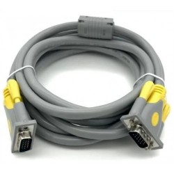 Кабель VGA 3+6 High Speed 3m Серый Кабель VGA 3+6 High Speed 3m Серый