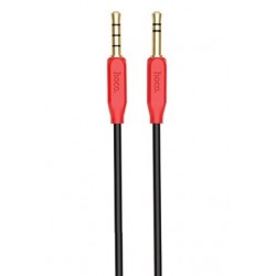 Кабель 3,5 Aux Hoco UPA11 длина 1 метр Черный+Красный