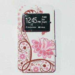 Универсальный чехол книжка для телефона 4,8-5,3 дюймов с цветами Принт Универсальный чехол книжка для телефона 4,8-5,3 дюймов с цветами Принт