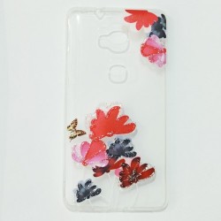 Бампер для Huawei X5 з квітами Прозорий Бампер для Huawei X5 з квітами Прозорий