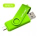 OTG USB Флеш накопичувач 64GB Nuiflash micro USB Зелений