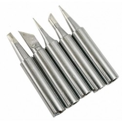Набор необгораяемых сменных жало для паяльников Серебристый Набор необгораяемых сменных жало для паяльников Серебристый