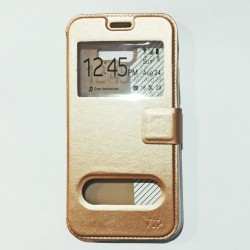 Чехол-книжка для Samsung A520 2017 Золотистый