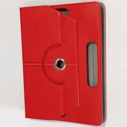 Чехол-книжка для планшета 9-10 дюймов с поворотом Красный
