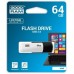 USB Flash накопитель Goodram UC02 64 GB Черно-Белый