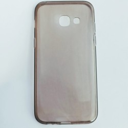 Бампер для Samsung A320 Прозрачный Темный